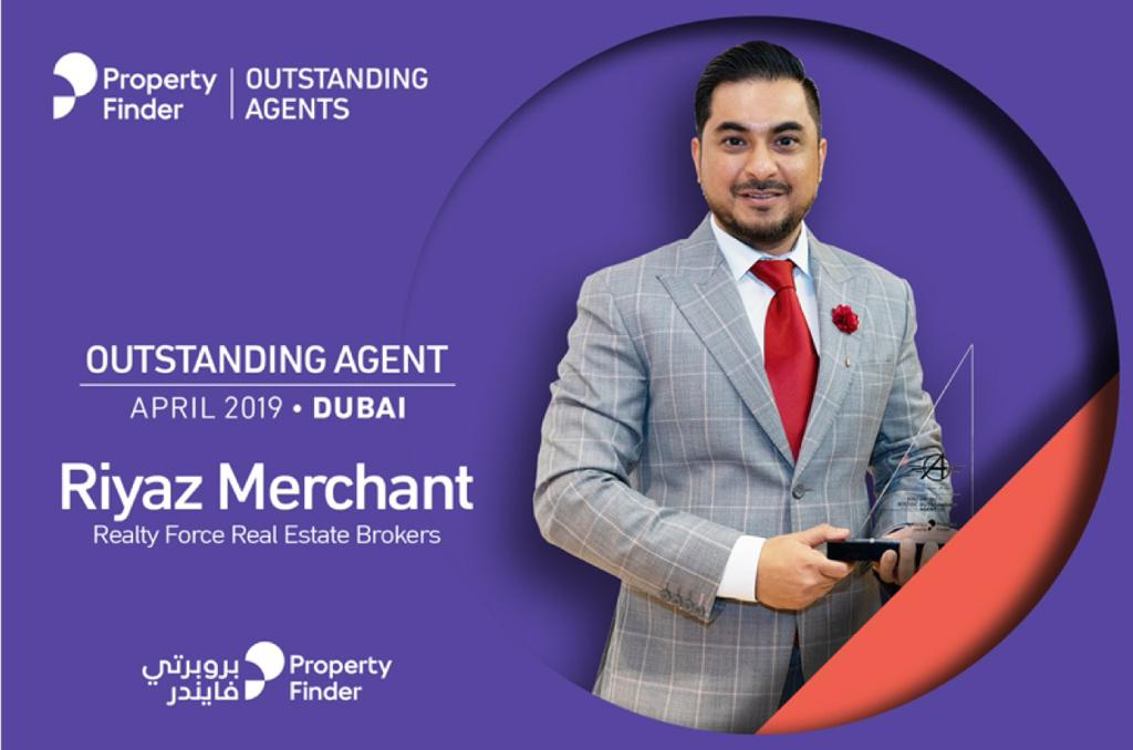 Riyaz Merchant — Outstanding Agent, Property Finder, Q2 2020